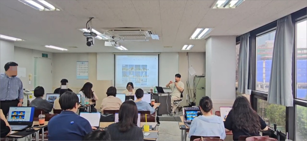 미드저니 드래프트 모드와 에디트 기능 교육 장면